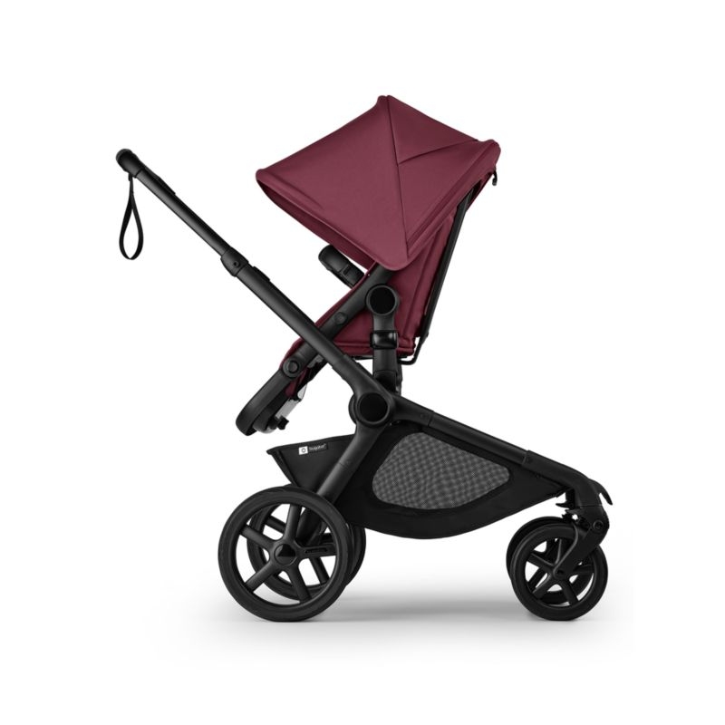Bugaboo Kangaroo Complete Dark Cherry Red with Black Frame Baby Stroller - Image 8