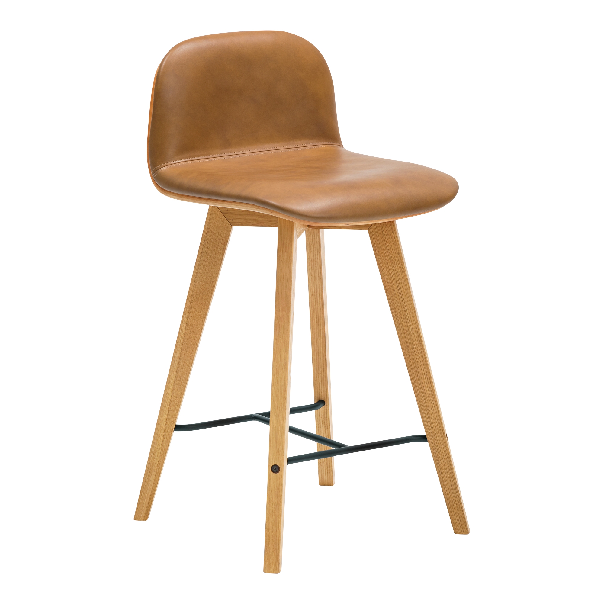 Napoli Leather Counter Stool - Image 1