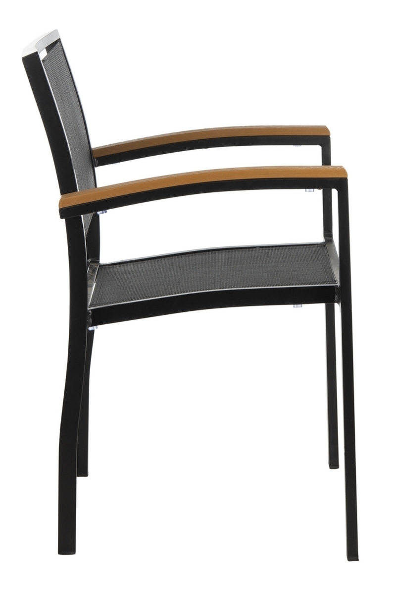 Kaelan Chair - Black/Brown - Safavieh - Image 6