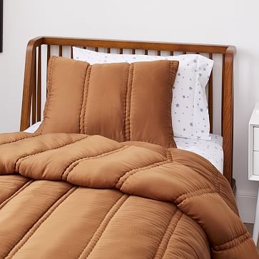 Silky TENCEL Plush Comforter, Twin/Twin XL Set, Terracotta - Image 0