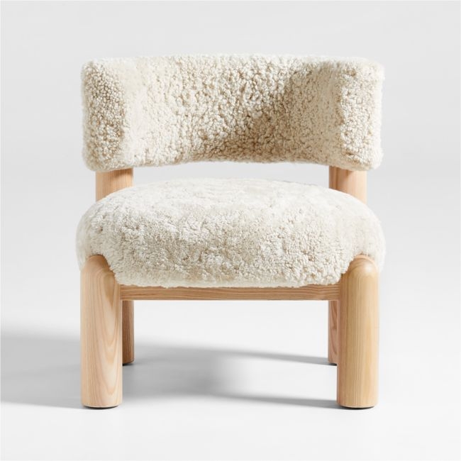 Harper Shearling Accent Chair - Image 0