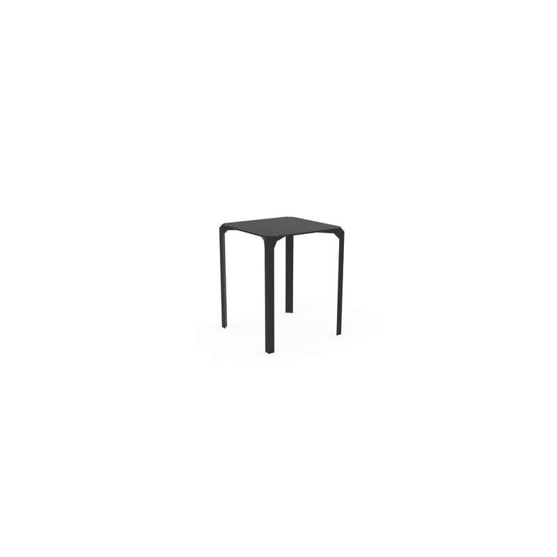 Vondom Quartz Plastic Dining Table Color: Ecru, Table Size: 27.25" W x 27.25" L x 28.75" H - Image 0