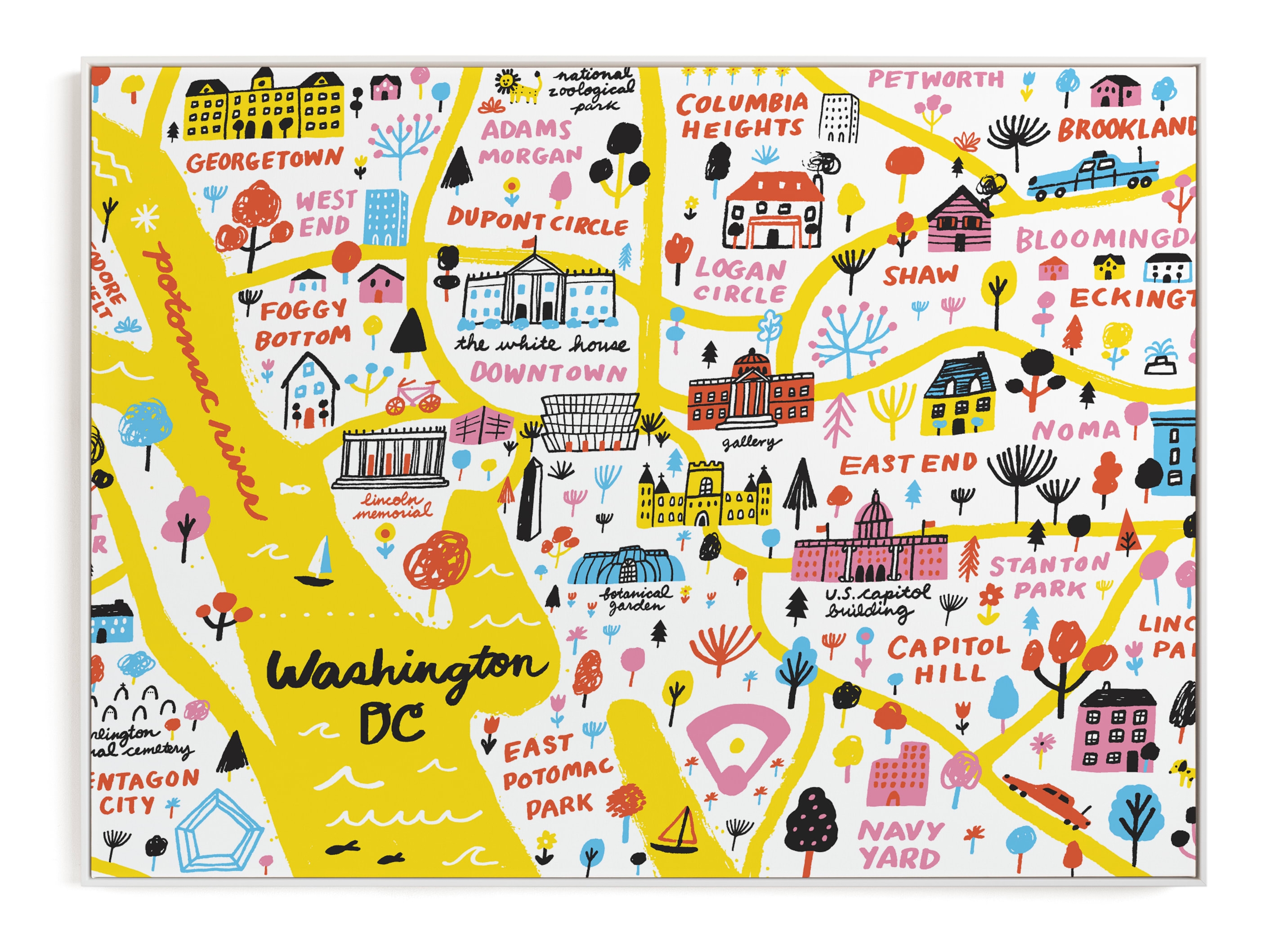I Love Washington D.C. Limited Edition Fine Art Print 1 - Image 0