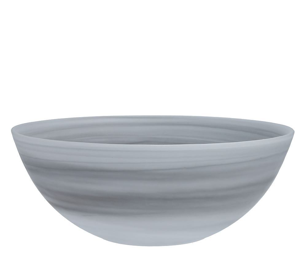 Fortessa La Jolla Glass Serving Bowl - Gray - Image 0