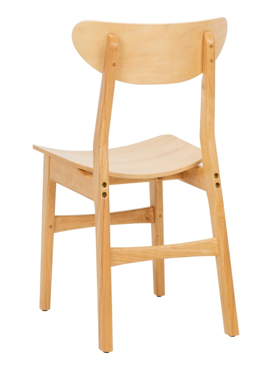 Lucca Retro Dining Chair - Natural - Safavieh - Image 8