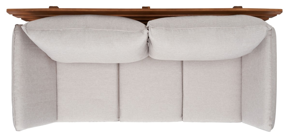 Emely Outdoor Daybed - Natural/Light Grey - Safavieh - Image 5