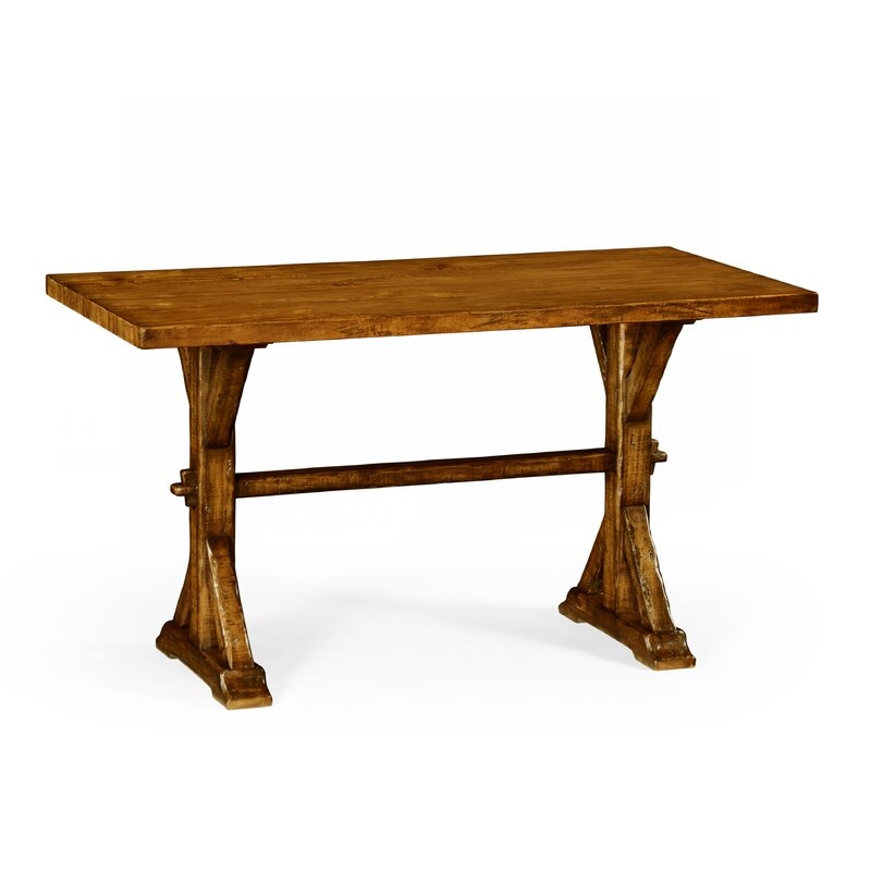 Jonathan Charles Fine Furniture Casually Country Walnut Solid Wood Dining Table - Image 0