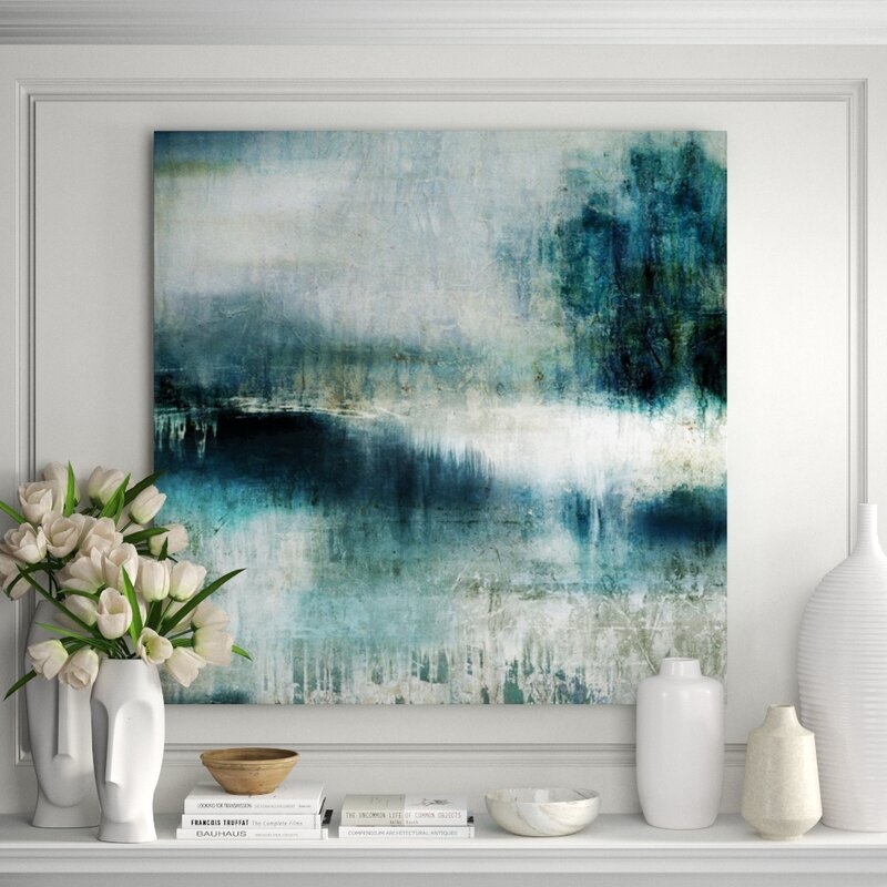 Chelsea Art Studio Teal Meadows by Austin Beiv - Painting - Image 0