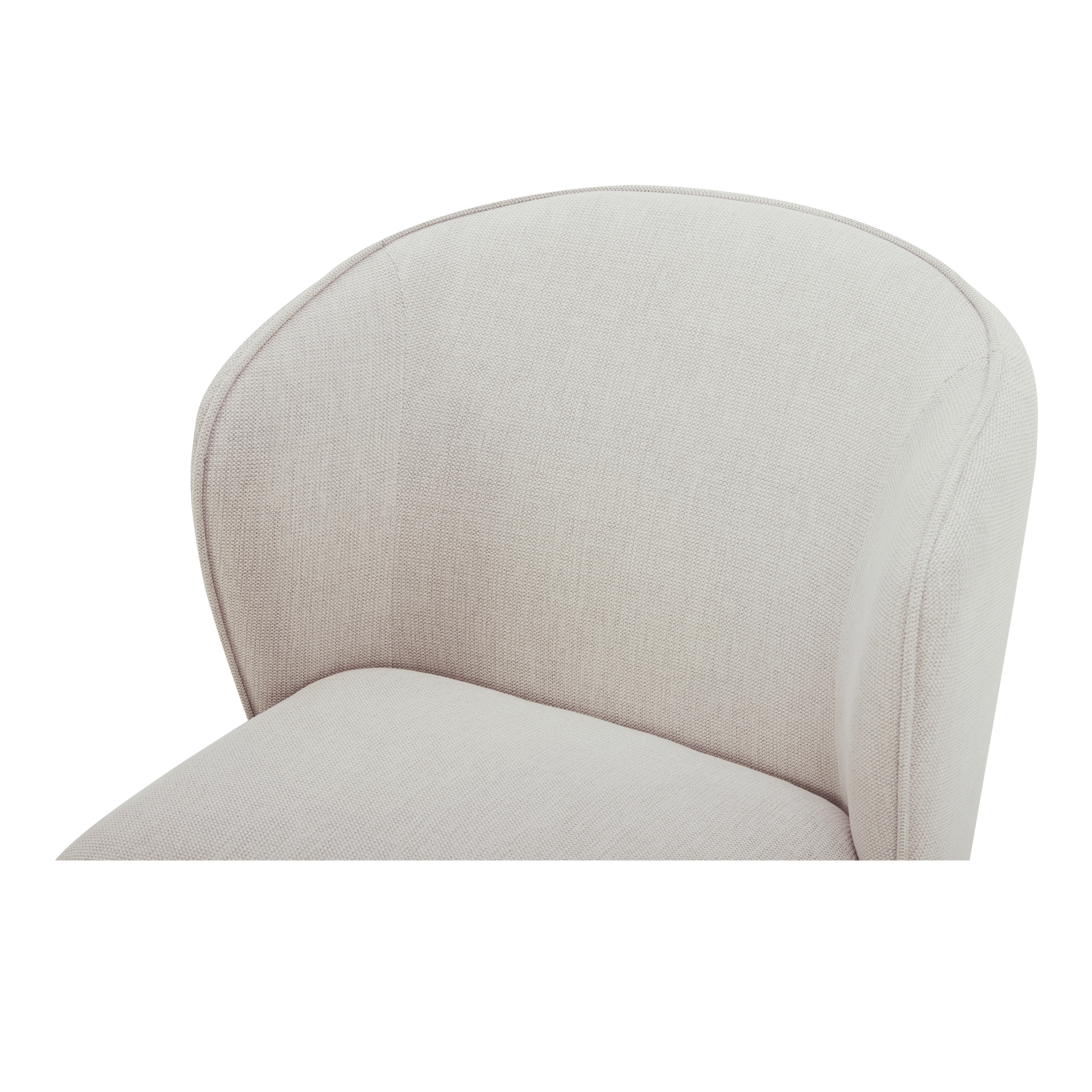 Larson Rolling Dining Chair Heather Grey - Image 1