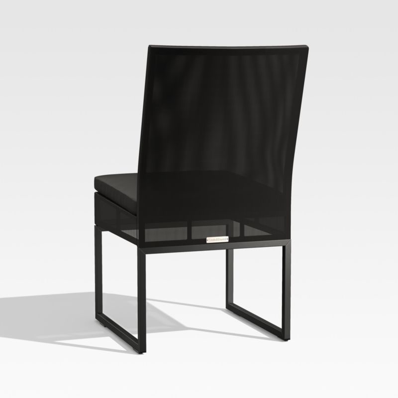 Dune Black Outdoor Dining Side Chair - Image 3
