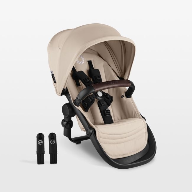 Bugaboo Kangaroo Complete Baby Stroller Desert Taupe Sibling Seat - Image 0