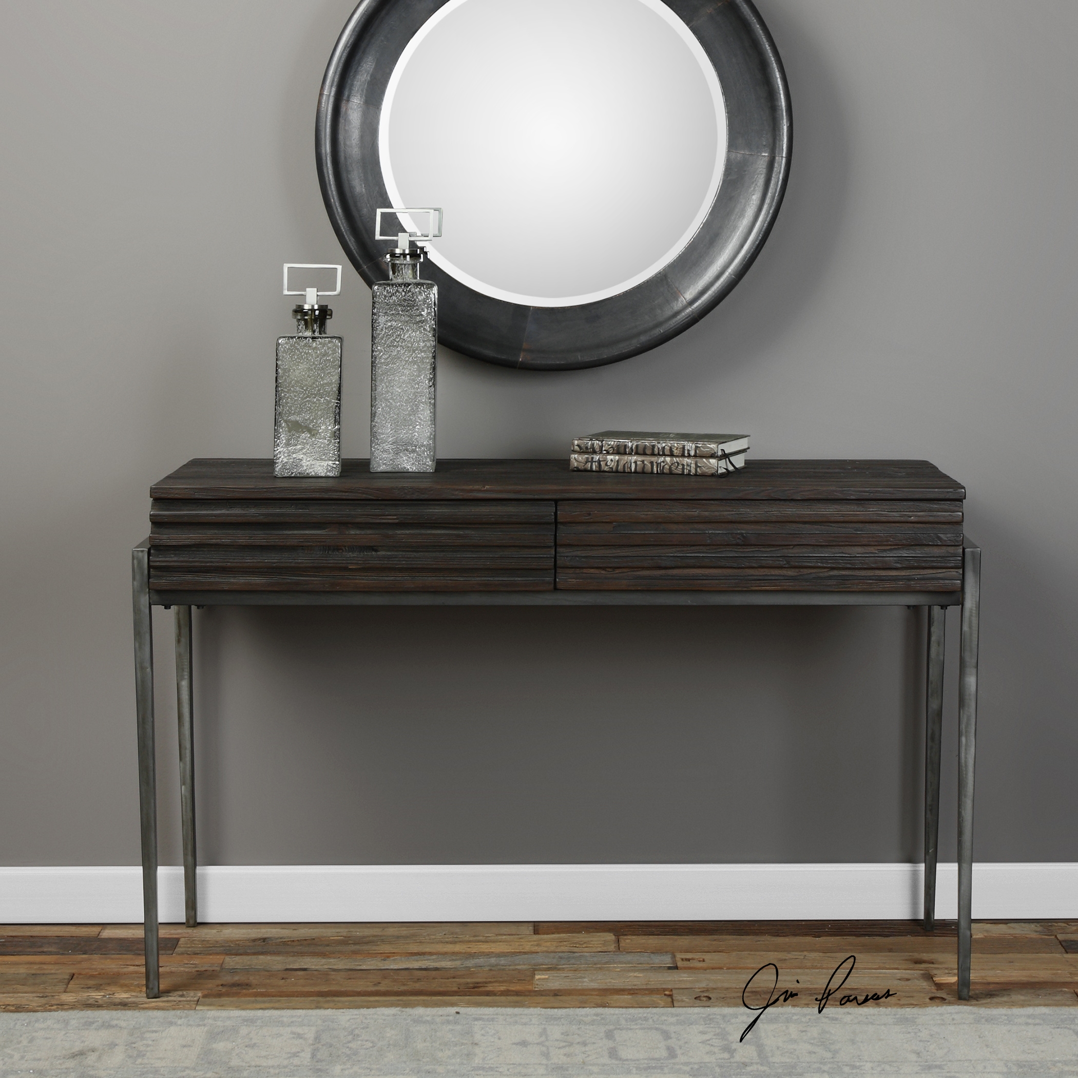 Morrigan Industrial Console Table - Image 5