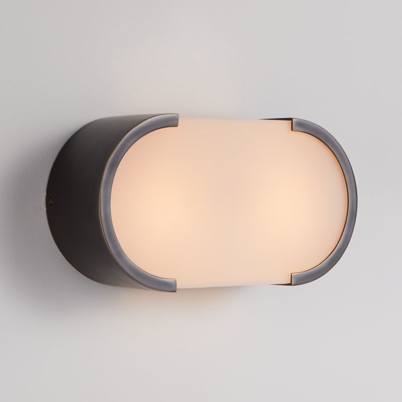 Louis Bronze Oval Wall Sconce - Image 2