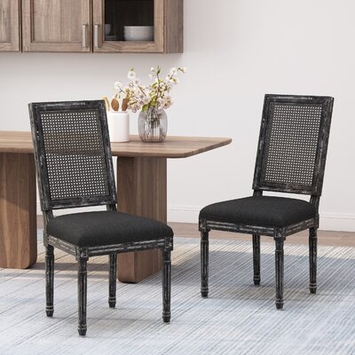 Fabric Upholstered Solid wood Side Chair - Image 0