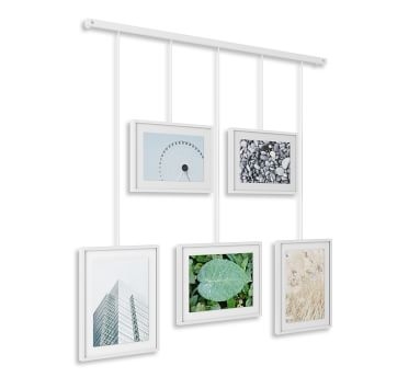 Hanging White Gallery Frames, Set of 5 - Image 4