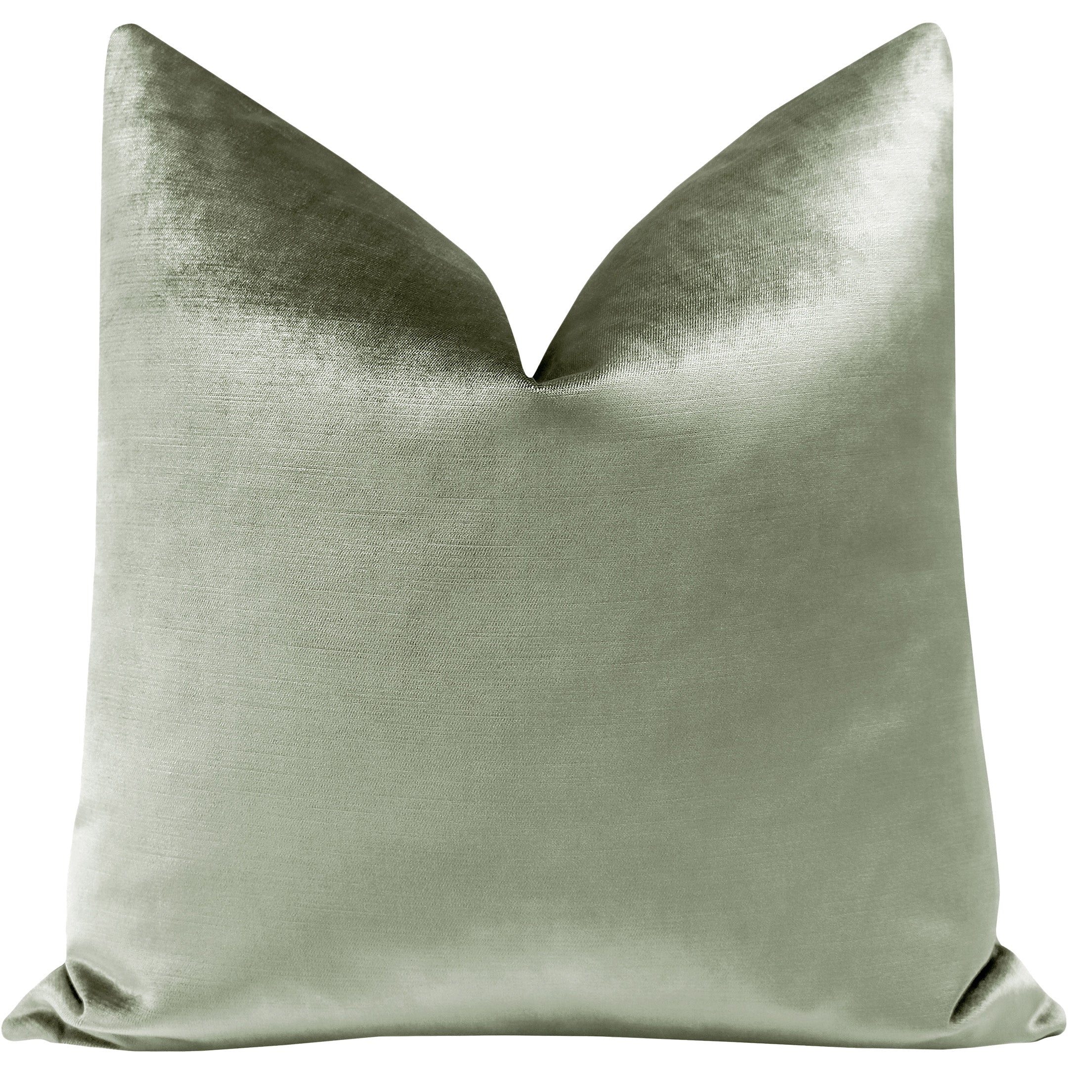 FAUX SILK VELVET // PISTACHIO - BY THE YARD - Image 0