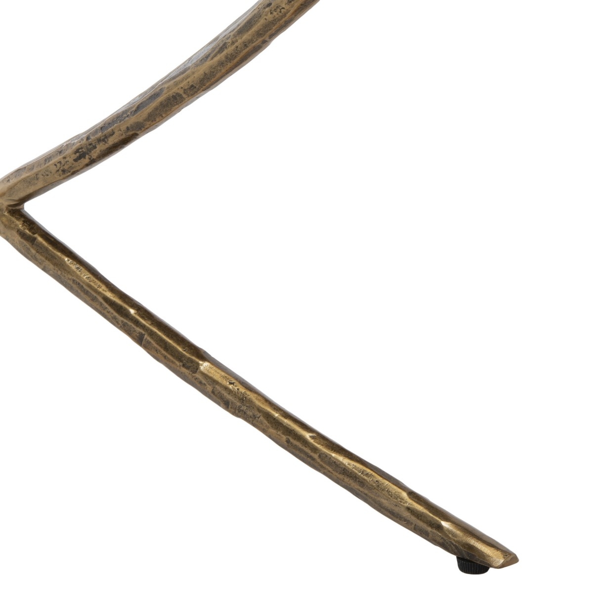 Debbie Rectangle Metal Coffee Table - Brass - Image 3