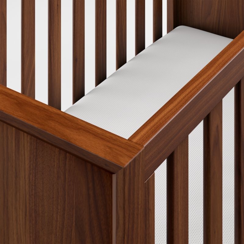 Tatum Walnut Mid-Century Wood Toddler Bed Rail - Image 4