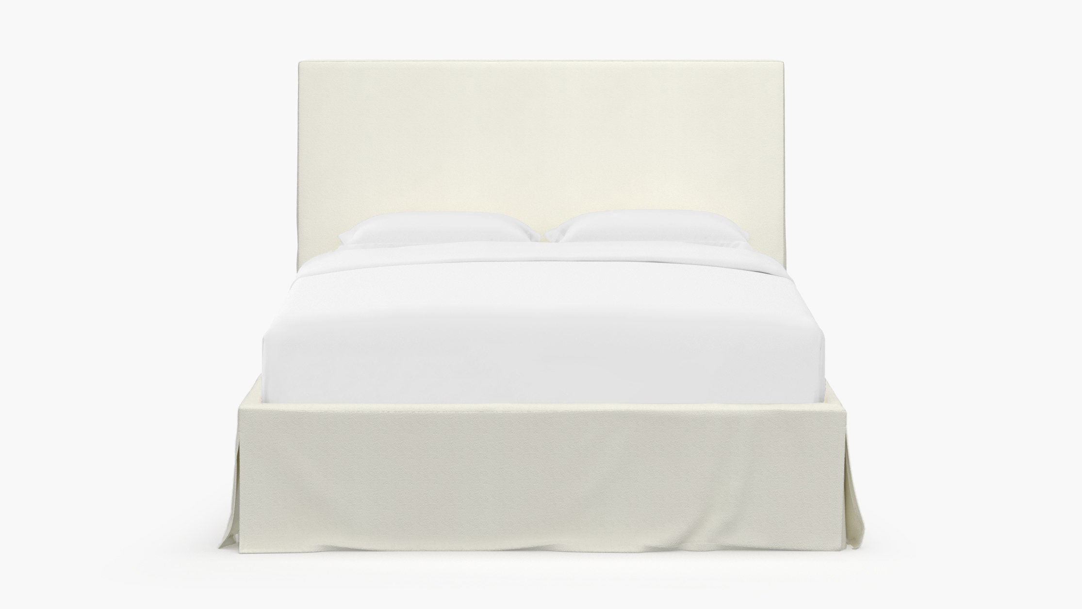 Slipcovered Bed, Sheepskin, Twin - Image 0