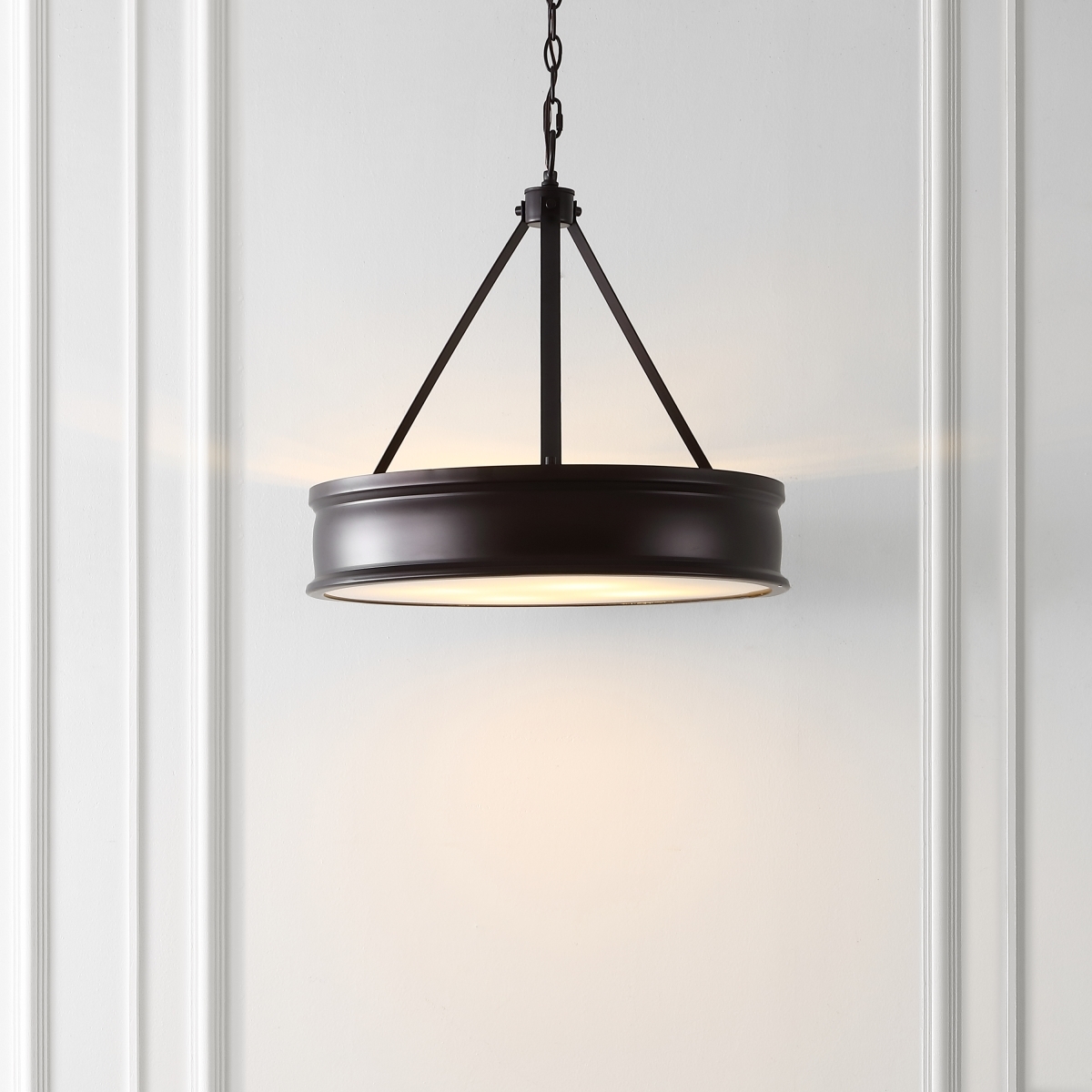 Camlyn 4Lt 19.5 Inch Pendant - Oil Rub Bronze - Safavieh - Image 7