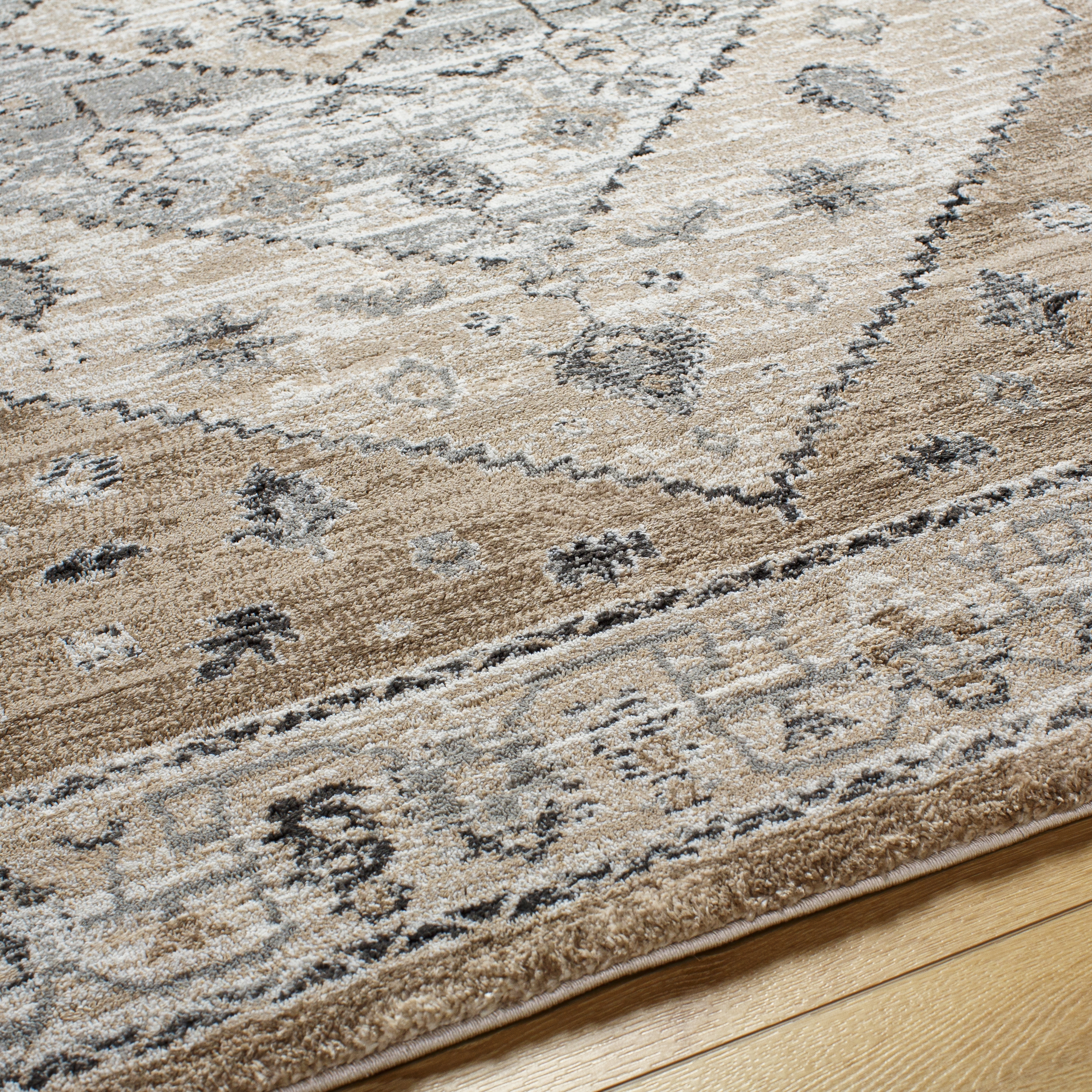 Montana Beige Indoor 7'10" x 10' Machine Woven Rug - Image 3