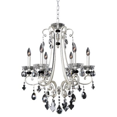 Bedetti 6 - Light Candle Style Classic / Traditional Chandelier - Image 0