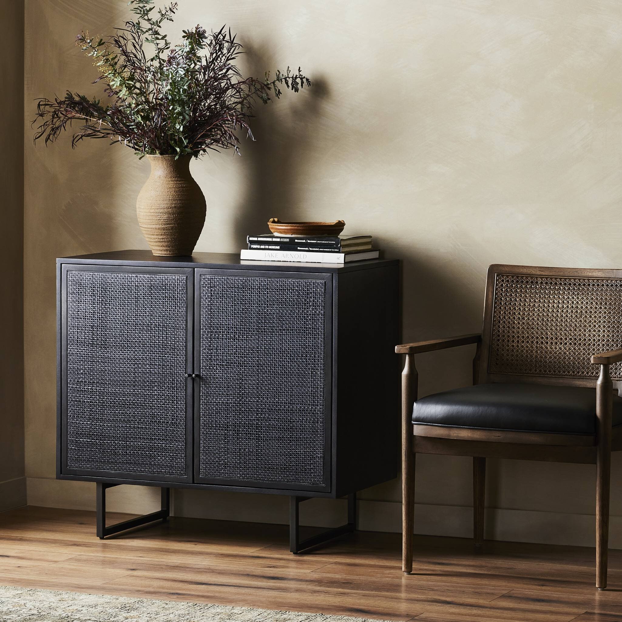 Carmel Small Cabinet - Black Wash - Image 12