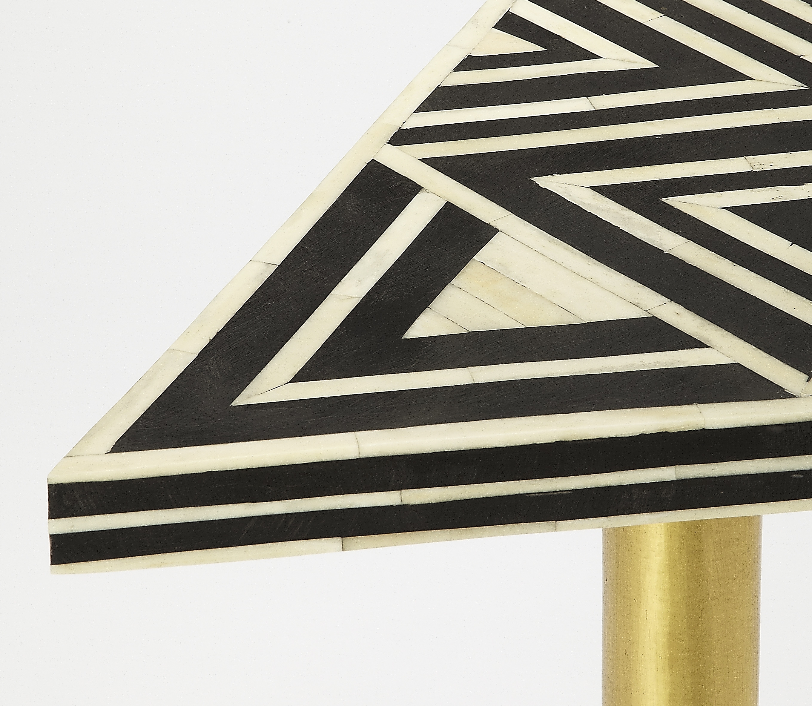 Draper Black Bone Inlay Side Table - Image 1