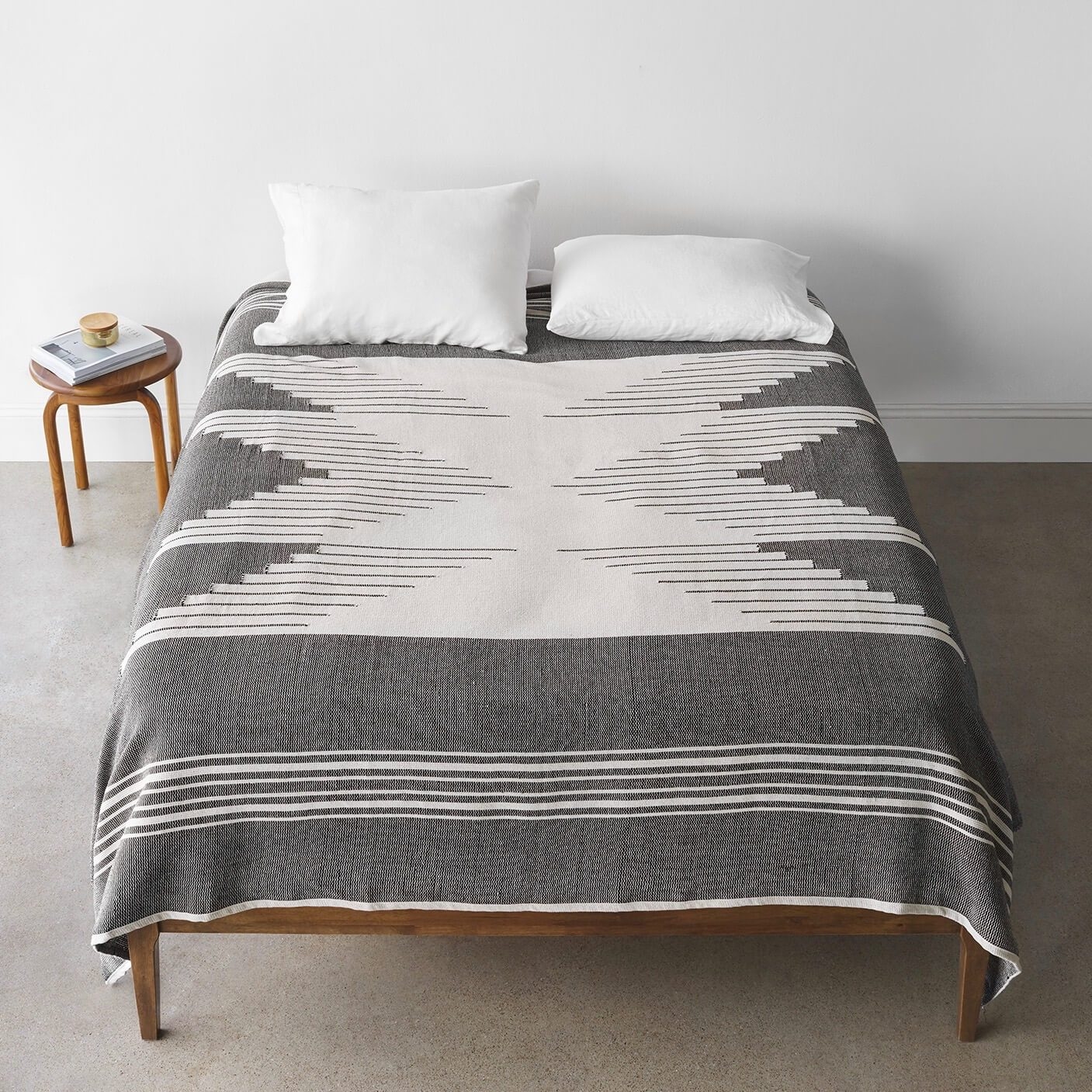 Bico Bed Blanket - Black - King By The Citizenry - Image 0