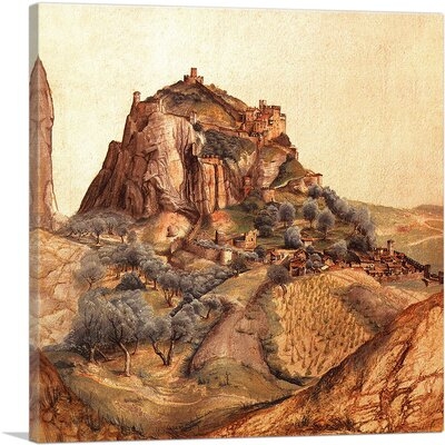 ARTCANVAS Castle And Town Of Arco 1495 Canvas Art Print By Albrecht Durer - Image 0