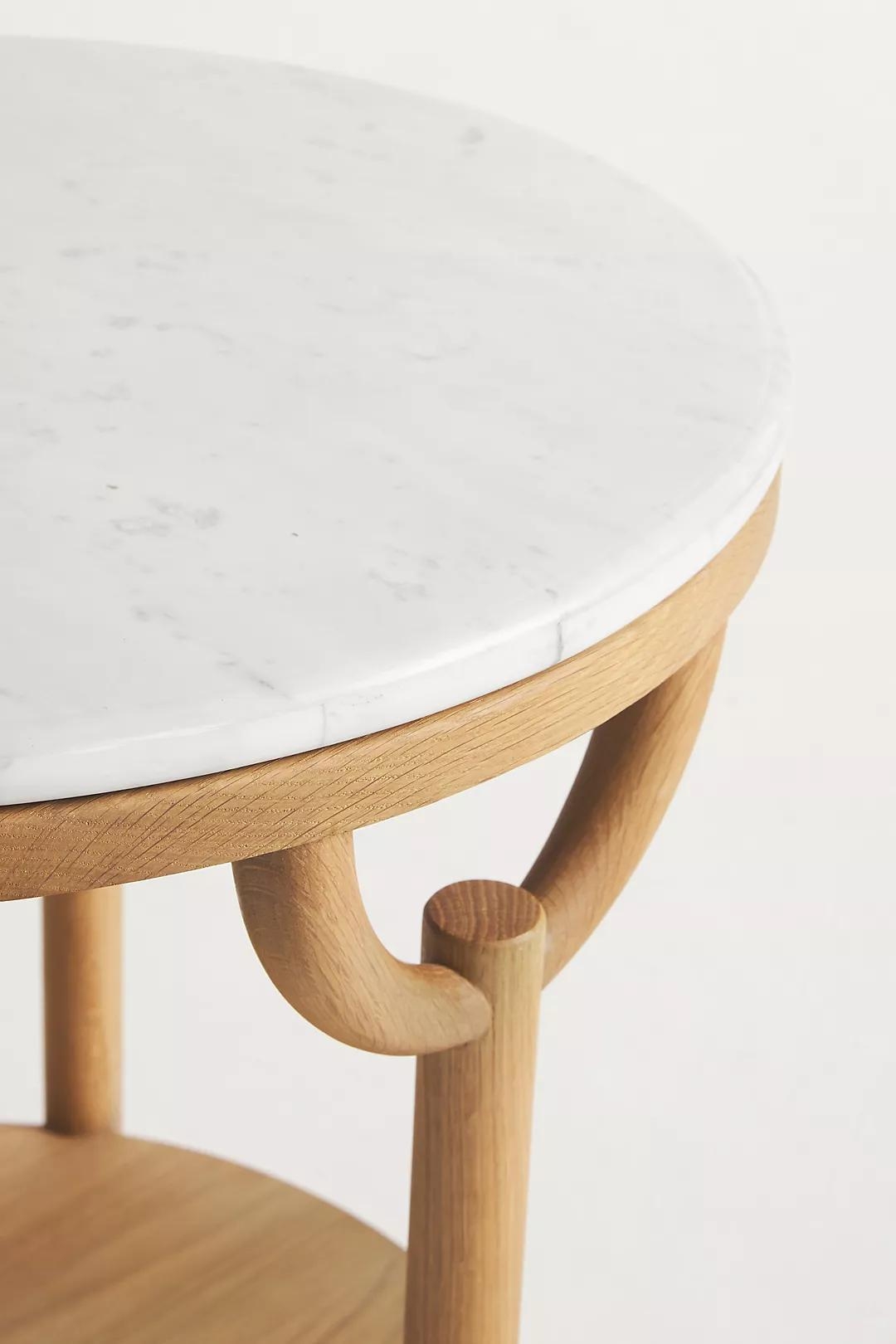 Arches Side Table, Oak - Image 1