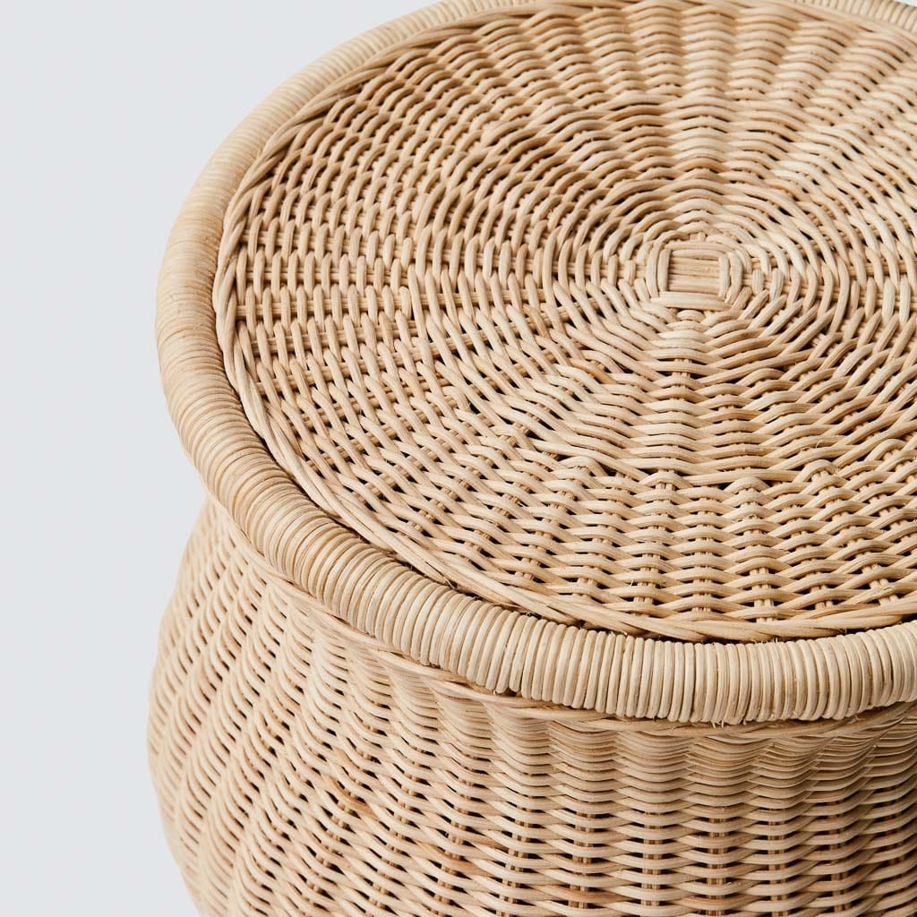 The Citizenry Dua Wicker Stool | Natural - Image 5
