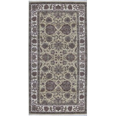 One-of-a-Kind Trinity Hand-Knotted Gray 5' x 9'8" Wool Area Rug - Image 0
