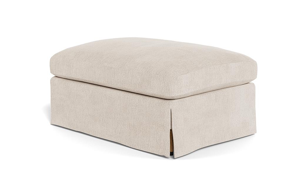 Maxwell Slipcovered Ottoman by Apartment Therapy - Image 2