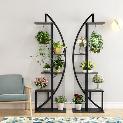Free Form Multi-Tiered Plant Stand - Image 0