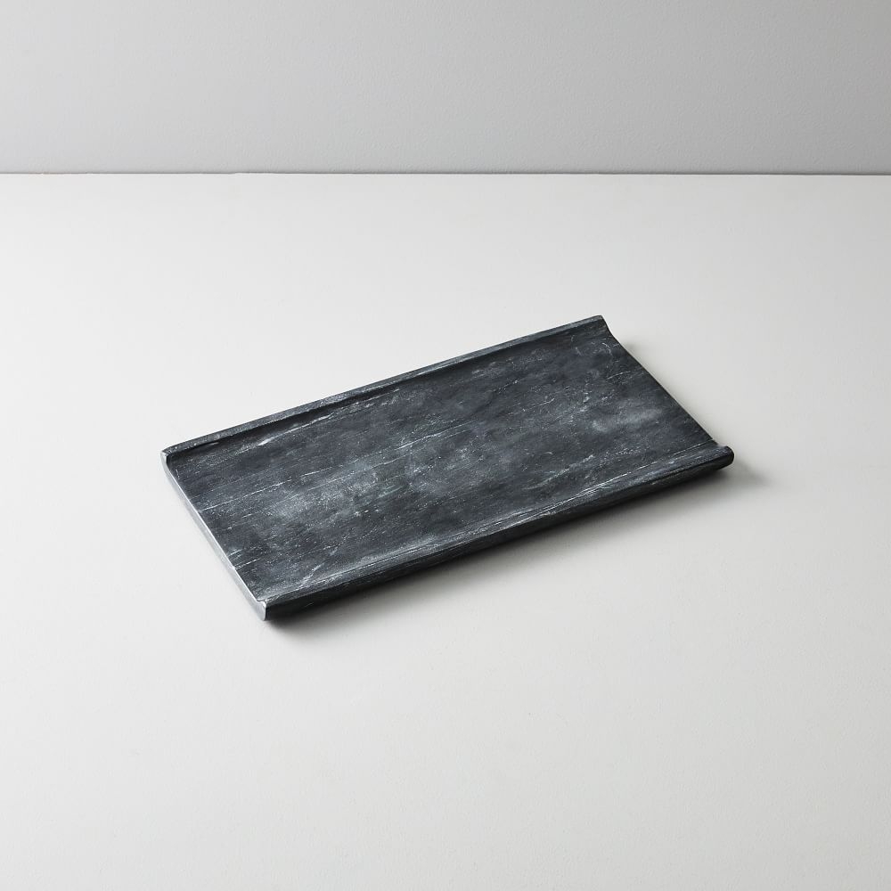 Pure Foundation Marble Tray, Small, Black - Image 0