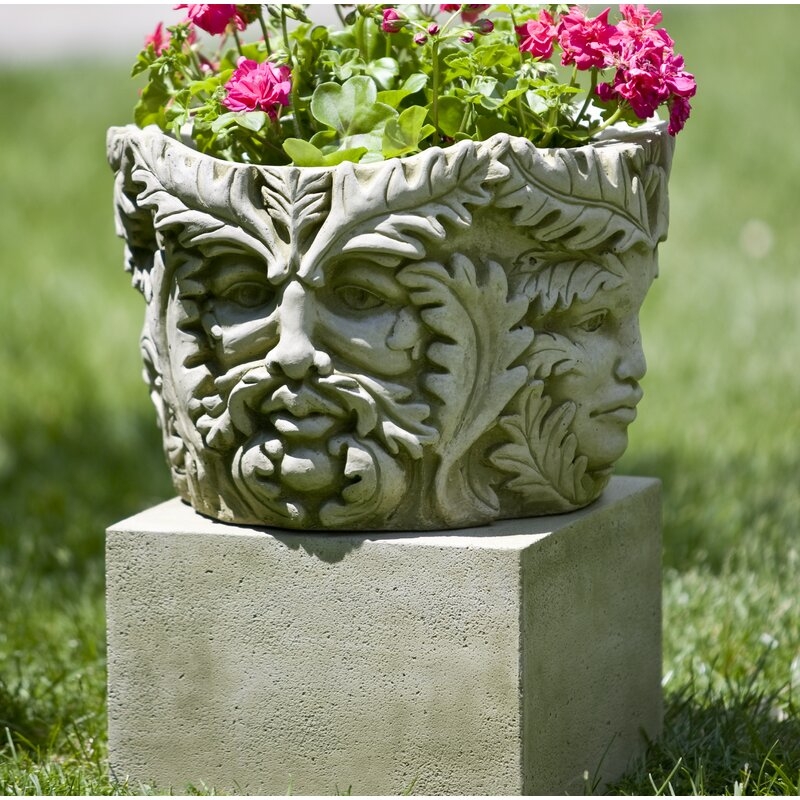 Campania International Sylvan Cast Stone Statue Planter - Image 0