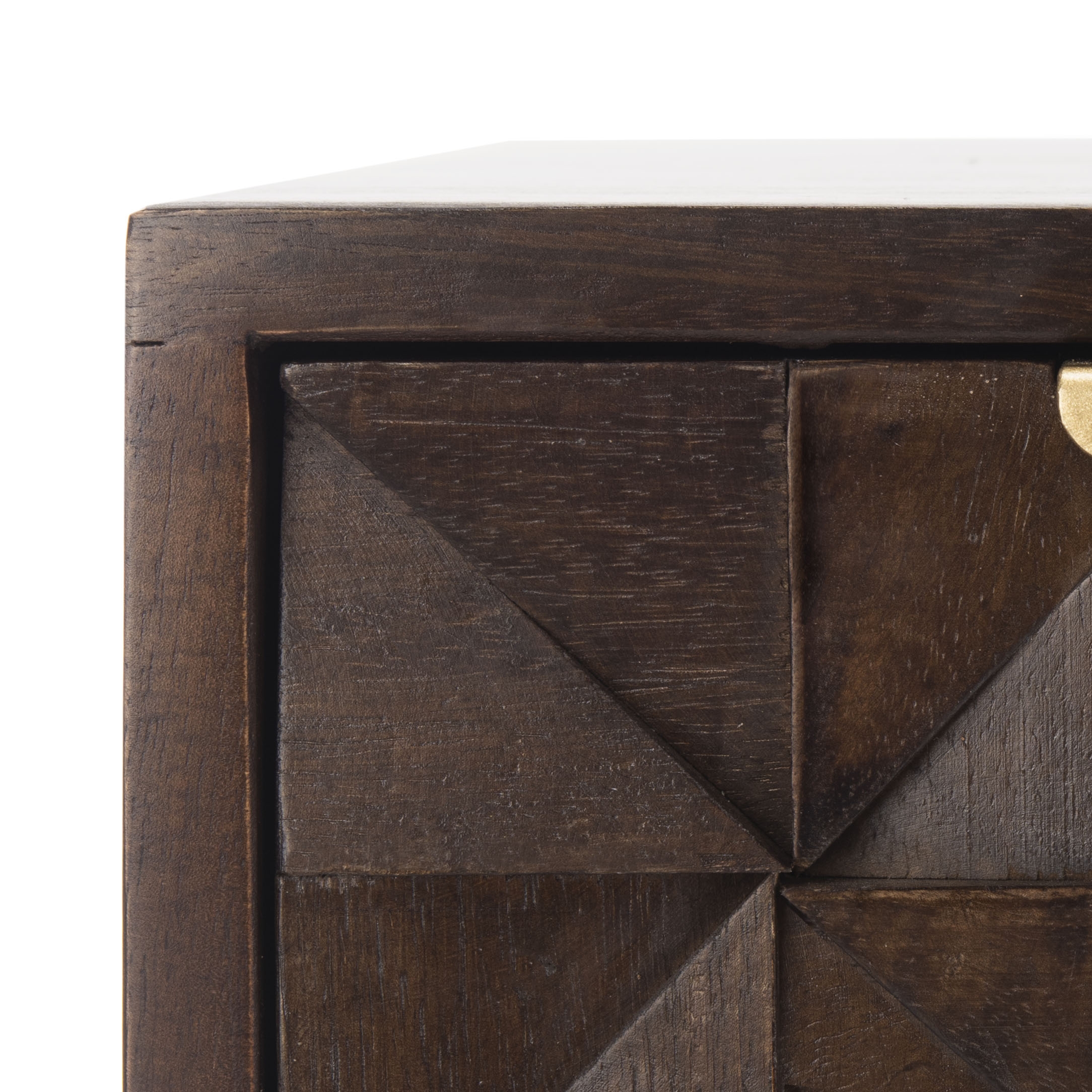 Zinnia 3 Drawer Chest - Walnut - Safavieh - Image 5