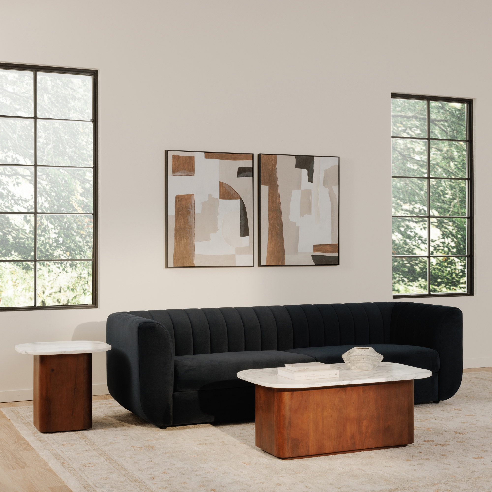 Dash Coffee Table White Calcatta Marble - Image 10