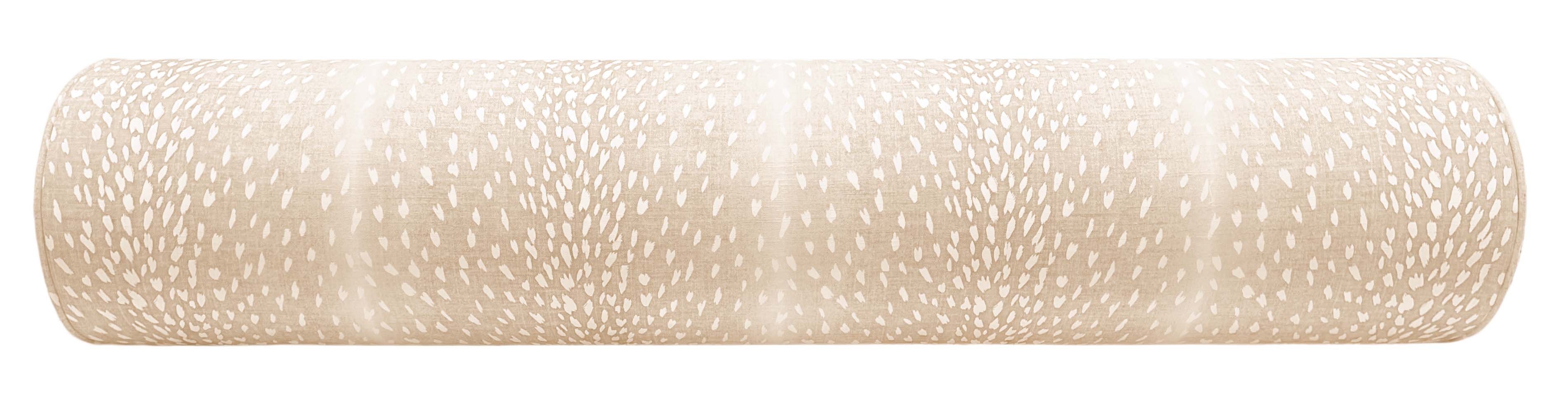 THE BOLSTER :: ANTELOPE LINEN PRINT // CAMEO - QUEEN // 9" X 36" - Image 2