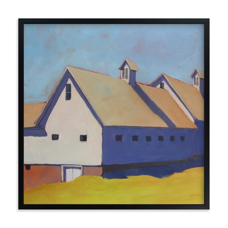 Saffron And Blue Shade Limited Edition Fine Art Print 1 - Image 0