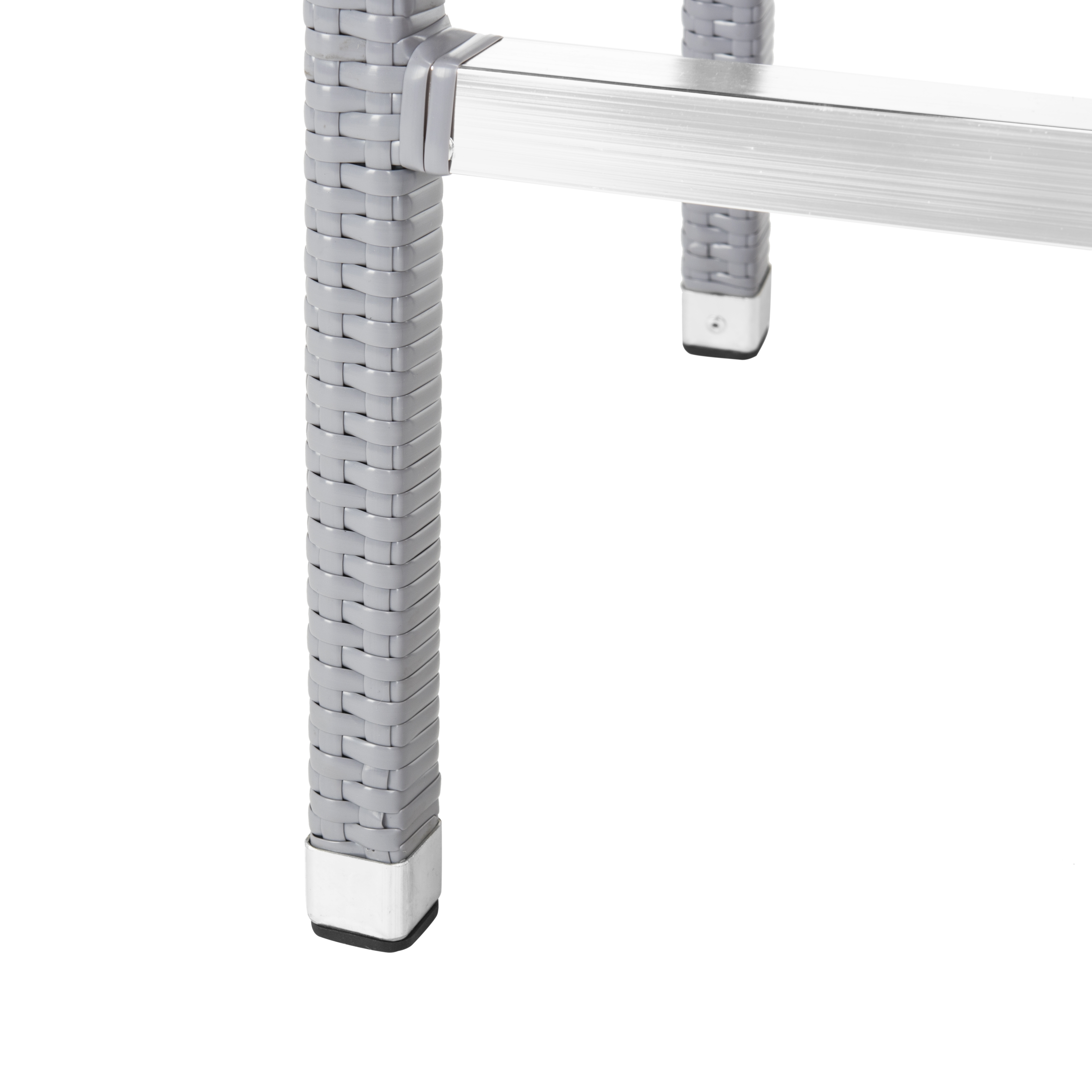 Bethel Indoor-Outdoor Bar Stool - Grey - Safavieh - Image 6