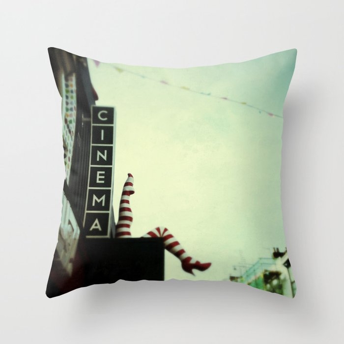 Cinema Throw Pillow by Cassia Beck - Cover (16" x 16") With Pillow Insert - Outdoor Pillow - Image 0
