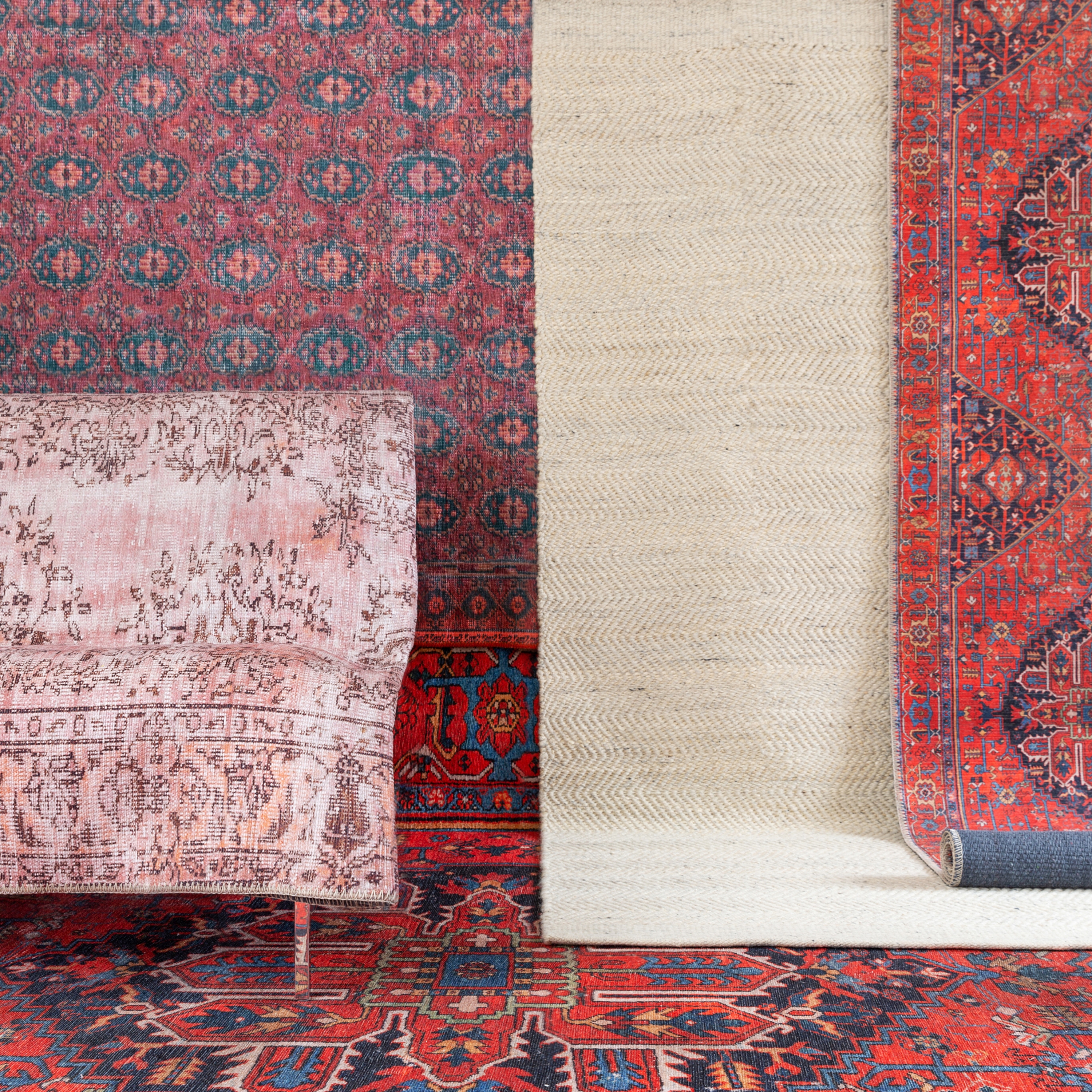 Kate Lester + Esdras Handmade Solid Beige/ Ivory Area Rug (5'X8') - Image 7
