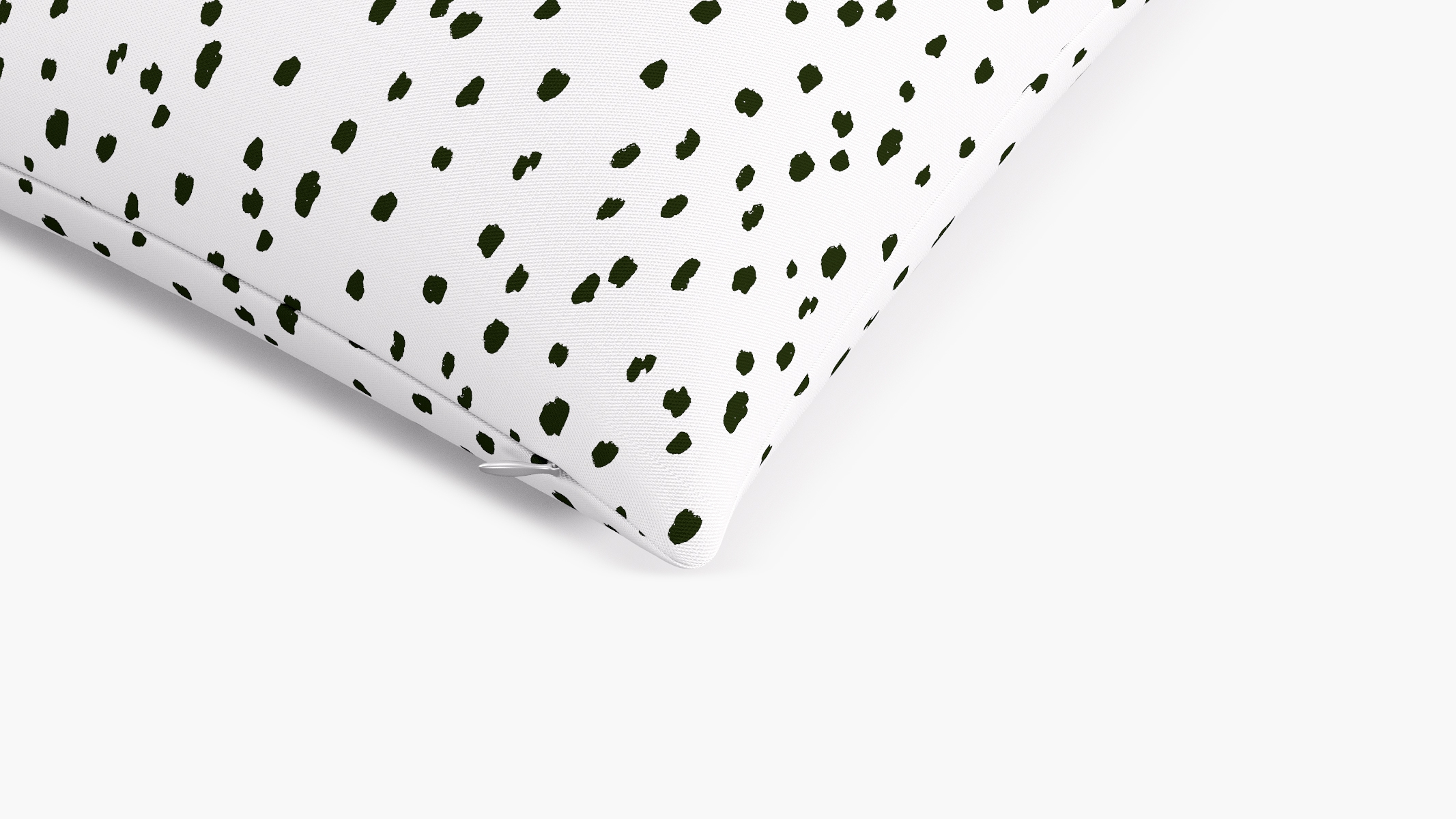 Throw Pillow 20", Black Dalmatian, 20" x 20" - Image 1