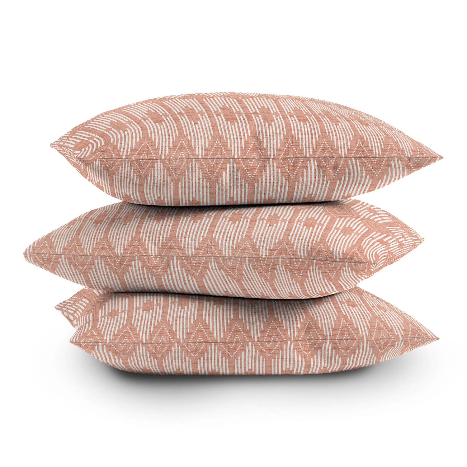 West End Blush by Heather Dutton - Outdoor Throw Pillow 18" x 18" - Image 3