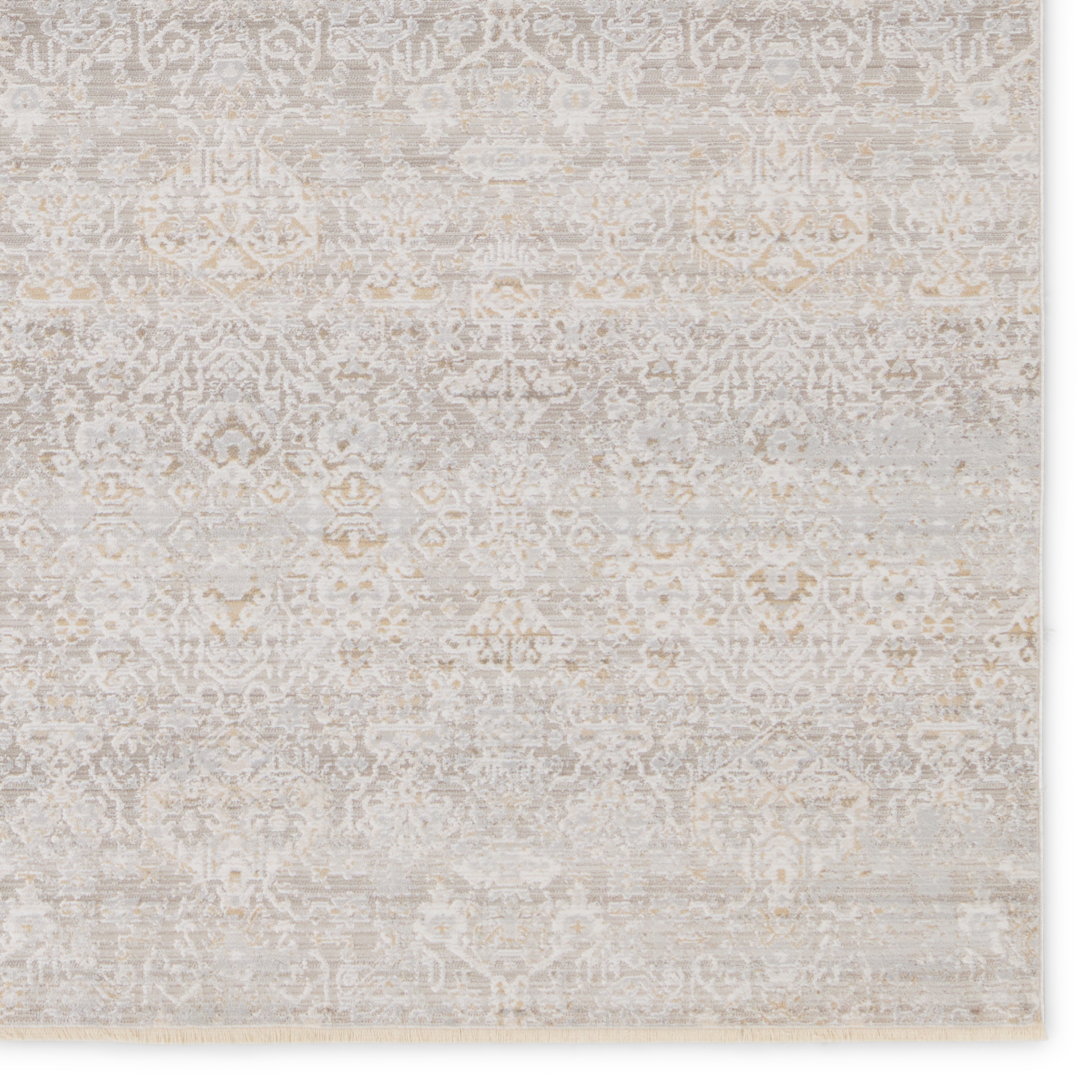 Vibe by Wayreth Floral Taupe/ Silver Area Rug (8'10"X12'7") - Image 3