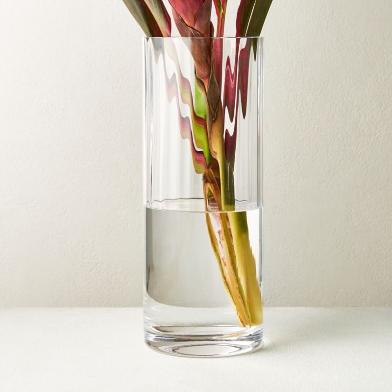Sophia Clear Glass Vase - Image 1