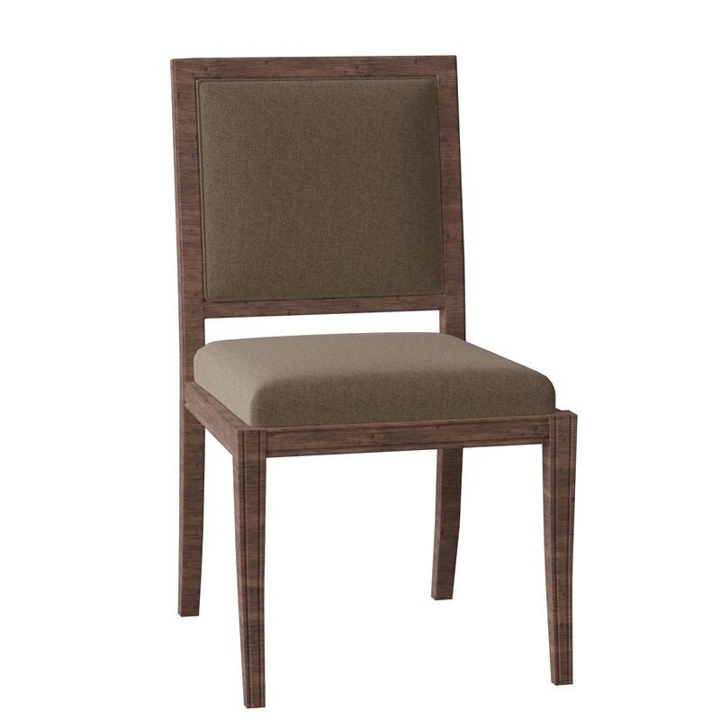 Fairfield Chair Brookfield Upholstered Side Chair Body Fabric: 8789 Stone, Frame Color: Tobacco - Image 0