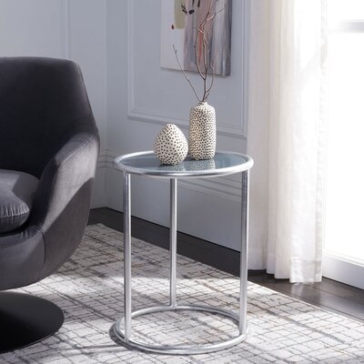 Rex Glass Top Frame End Table - Image 0
